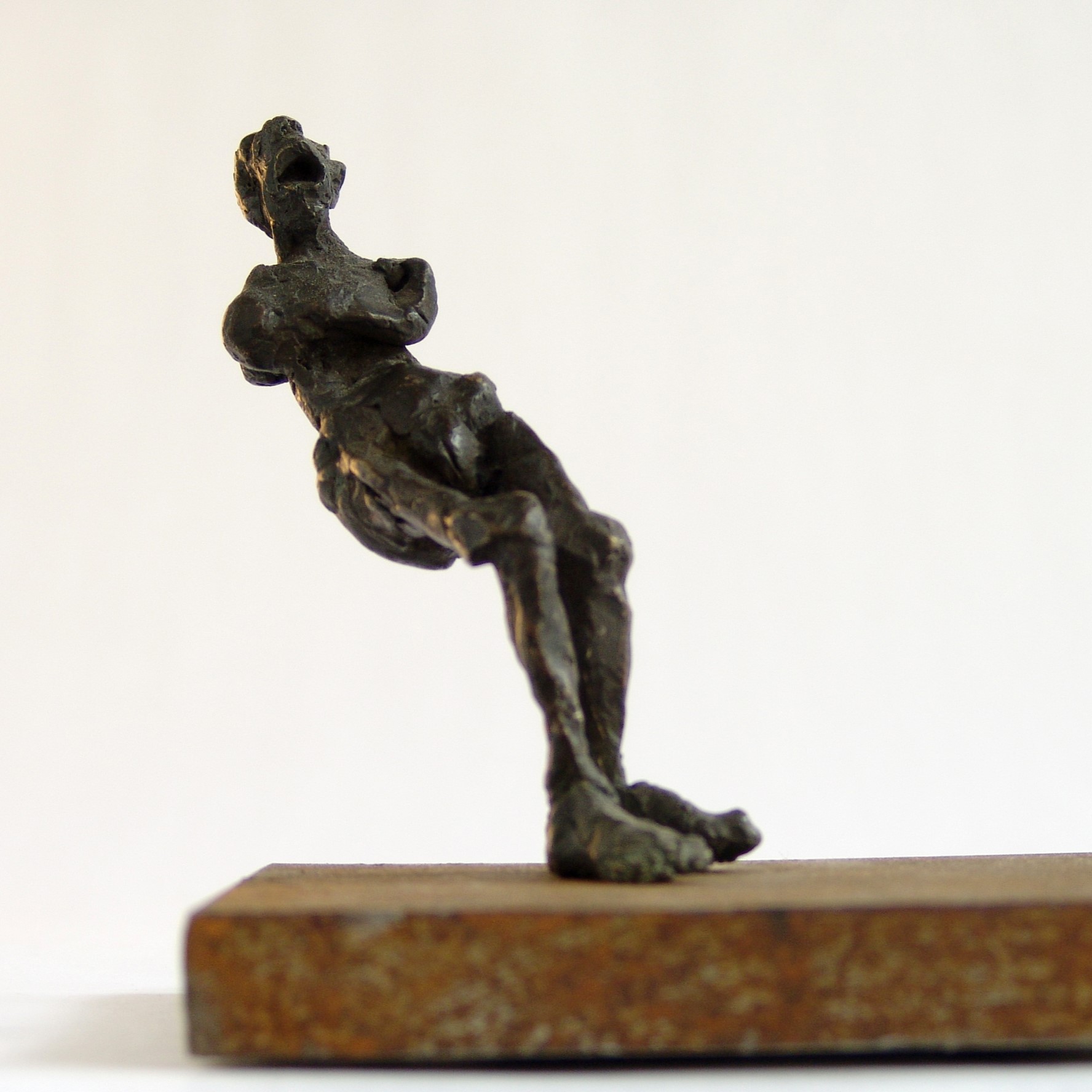 die letzten Schritte, Bronze, Höhe 10cm